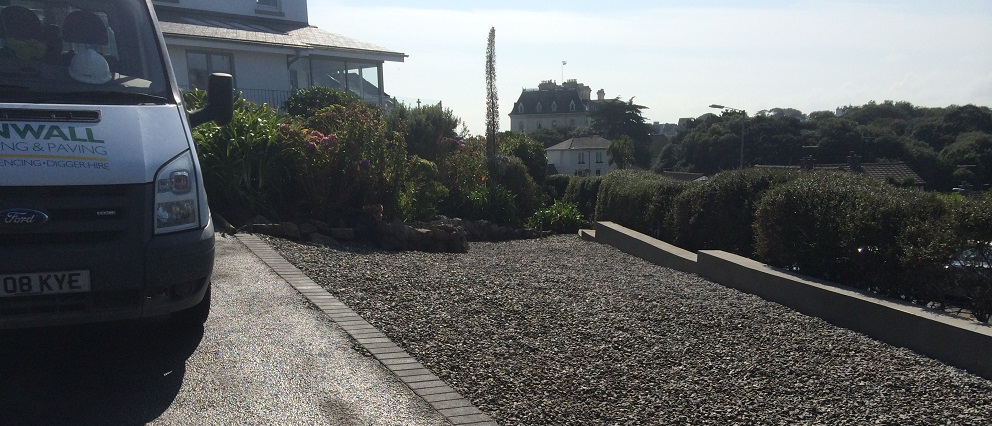 New gravel work and additional parking in Falmouth